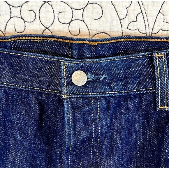 Vintage LEVI'S 501 MADE USA 2002 Dark Wash Denim Jeans Men's W40 L30 - Picture 10 of 15